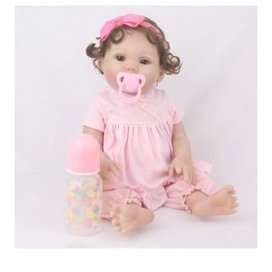 Full Vinyl Reborn Baby Doll 18" Newborn waterproof
